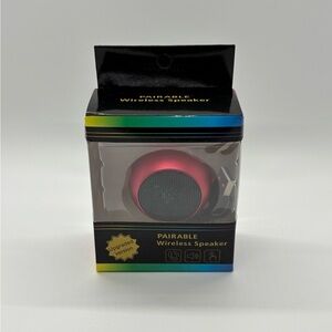 Red Wireless Bluetooth Speaker